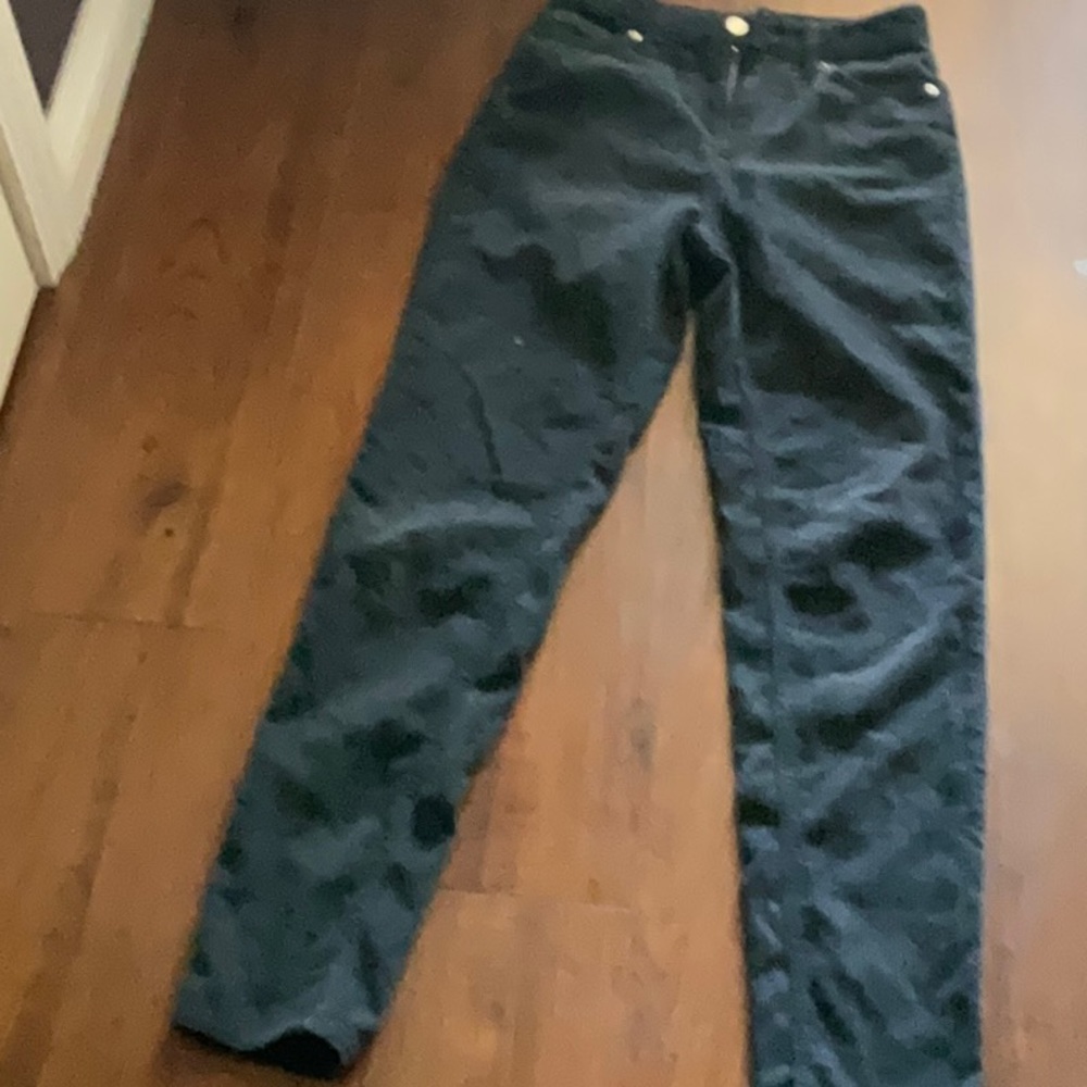 BDG Urban Outfitters Mom High Rise Corduroy Pants Womens 24 navy cotton